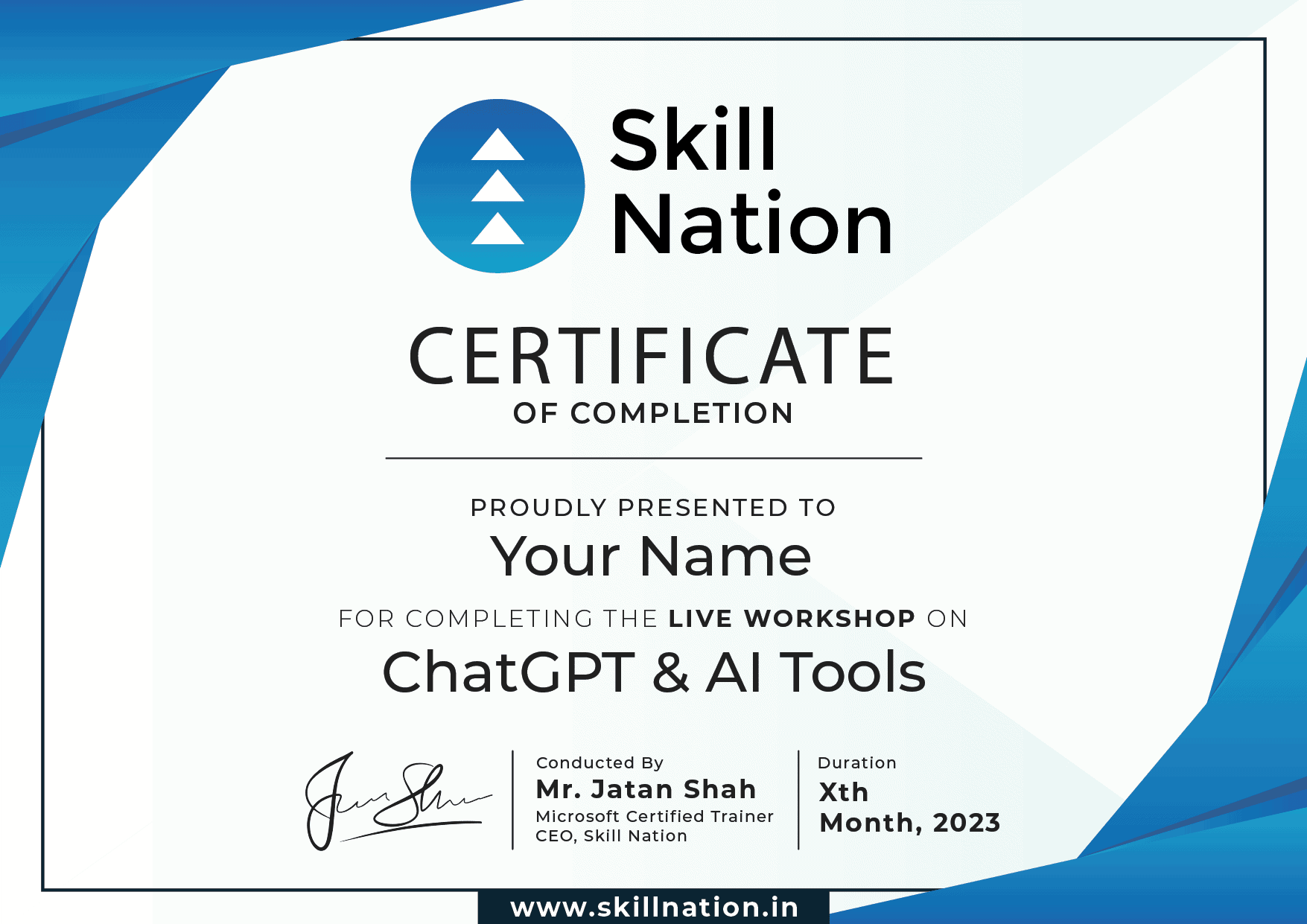 Chatgpt Ai Tools Workshop G Jatan Shah